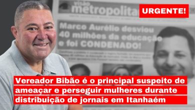 Photo of Vereador Bibão é o principal suspeito de ameaçar e perseguir mulheres durante distribuição de jornais em Itanhaém