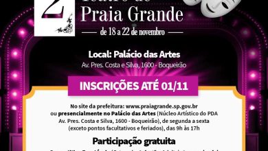Photo of Inscrições para o 2º Festival de Teatro de Praia Grande
